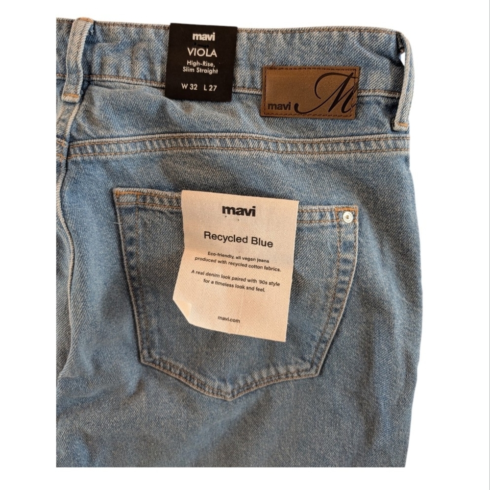 Mavi Recycled Light Blue Men’s Slim Straight Jeans